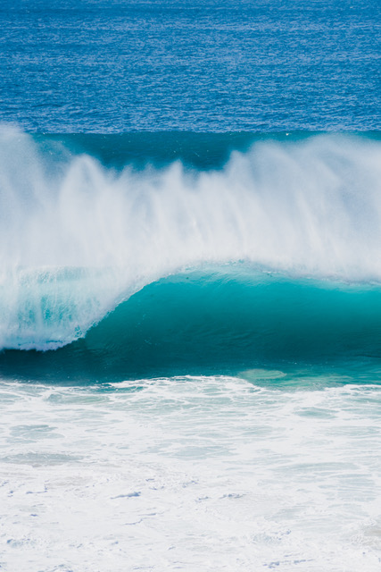 Blue wave a Fuerteventura